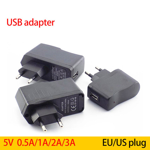 5V 1A 2A 3A 3000ma Micro USB de carga de enchufe de adaptador de alimentación cargador de pared para teléfono móvil AC a DC de la UE/Universal de 100V-240V E14 ► Foto 1/6