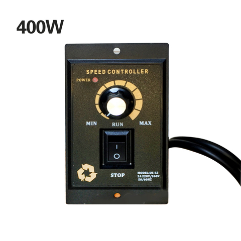 Regulador de velocidad del Motor, regulador de 400W AC 220V 50/60Hz US-52 ► Foto 1/6