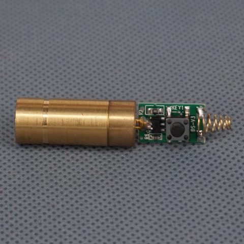 LETAOSK-Módulo de puntos láser verde, 532nm, 50mW, Diodo con controlador libre de luz y resorte para trabajo constante de laboratorio ► Foto 1/4