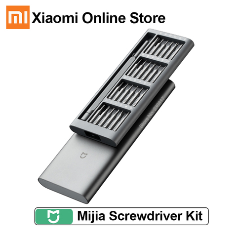 Xiaomi-Kit de destornilladores Mijia Wiha, 24 brocas magnéticas de precisión, para uso diario, caja de aluminio ► Foto 1/6