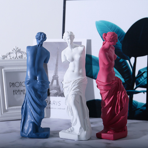La casa europea decoración estatua de resina de arte abstracto moderno Mini diosa brazo roto arte, escultura dibujo Modelo de la creatividad ► Foto 1/6