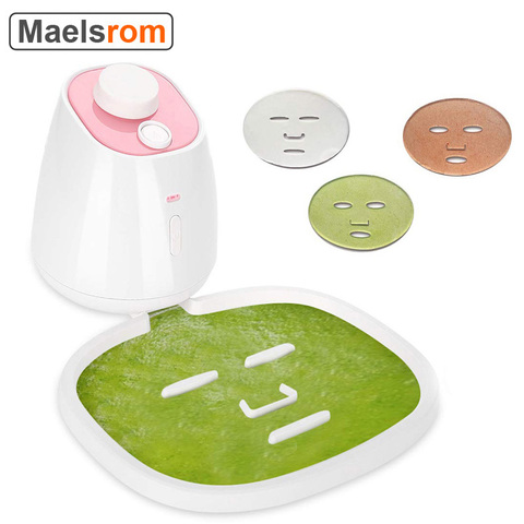 Máquina para hacer mascarillas faciales, máquina automática para hacer mascarillas de frutas y verduras, colágeno hidratante casero, planta pura, belleza de la piel ► Foto 1/6