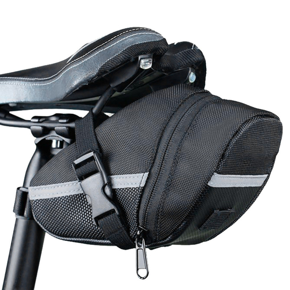 Bolsa de sillín de bicicleta portátil, resistente al agua, bolsa para SILLÍN de ciclismo, bolsa trasera, equipo de ciclismo ► Foto 1/6