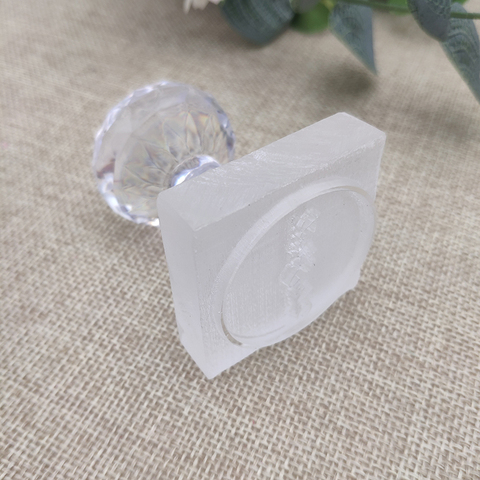 Sello de jabón personalizado, sello de cristal hecho a mano, molde de jabón con patrón de sello, sello Acrílico ► Foto 1/6
