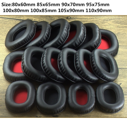 Almohadillas ovaladas de Almohadillas para oreja de espuma suave para auriculares Sennheiser, 100x80mm ► Foto 1/6