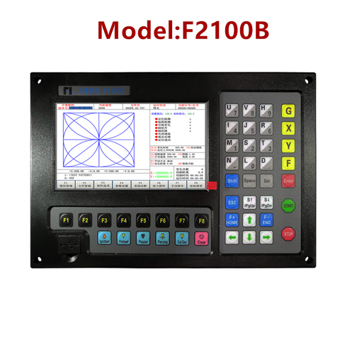 Sistema CNC de 2 ejes, sistema de corte por llama, sistema de control numérico por plasma F2100B ► Foto 1/3