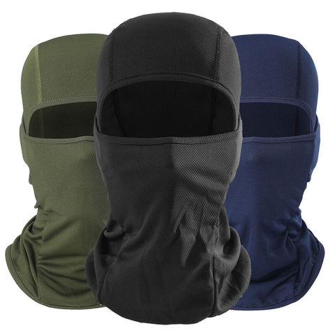 Caliente protección transpirable máscara protectora bien suave al aire libre bicicleta de la motocicleta de la cara llena máscara de esquí Balaclava cuello gorros ► Foto 1/6