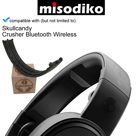 Almohadillas de cojín de diadema de reemplazo de misodiko-para la trituradora de Skullcandy inalámbrica, piezas de reparación auriculares diadema ► Foto 1/3