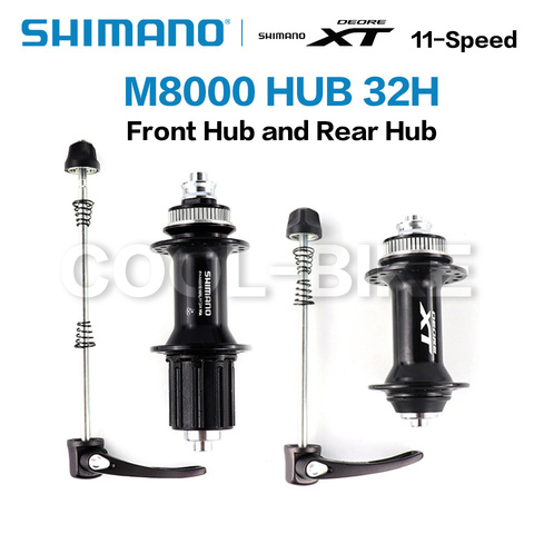 SHIMANO-buje trasero y delantero XT M8000 FH M8000 HB M8000, cerradura central QR, 10x135mm, 32 orificios, liberación rápida para bicicleta de montaña ► Foto 1/6