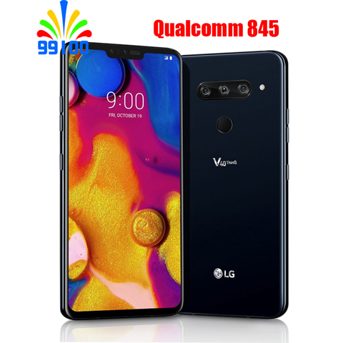 LG-teléfono inteligente V40 ThinQ Original libre, pantalla de 6,4 pulgadas, Qualcomm 845 6GB RAM, 64GB/128GB ROM, 3 + 2 cámaras (sin idioma hebreo/polaco) ► Foto 1/5