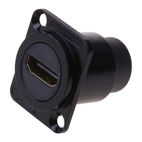 Conector tipo D para chasis de enchufe de red, montaje en Panel de Audio, Cable de aviación HD de Metal, compatible con HDMI ► Foto 1/6