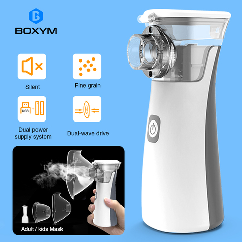 BOXYM nebulizador portátil Mini nebulizador de inhalador de mano para niños Adult Atomizer nebulizador equipo médico nebulizador portatil equipo medico ► Foto 1/6