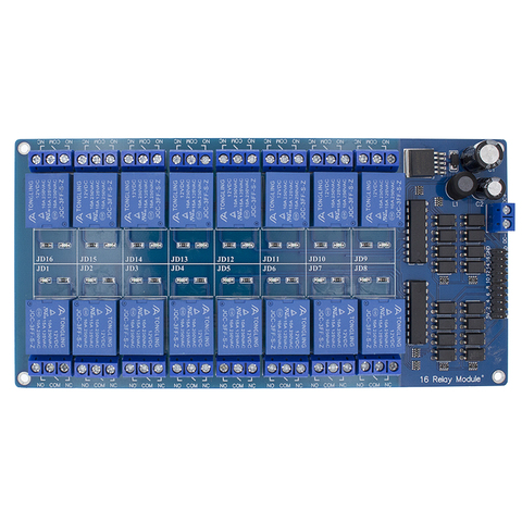 Módulo de canal de relé para arduino ARM, PIC, AVR, DSP, placa de relé electrónica, aislamiento optoacoplador de correa, 12V, 16 ► Foto 1/6