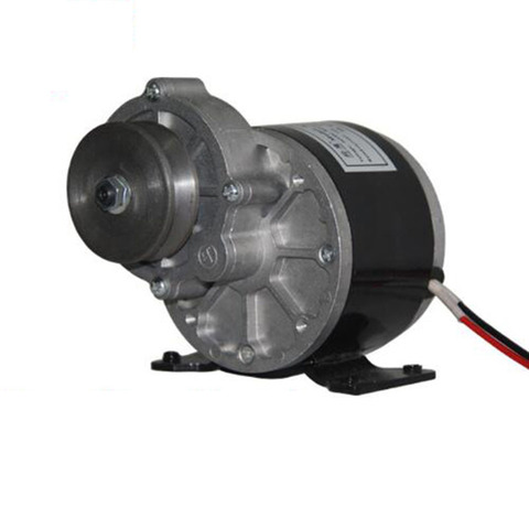 Motor de engranaje de CC para bicicleta eléctrica, Motor de engranaje permanente de 12V, 24V, 250W, MY1016Z, triciclo, correa de bicicleta eléctrica, gran rotación ► Foto 1/3