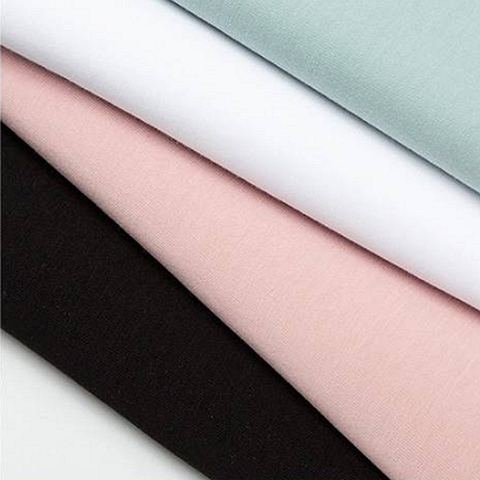 Buena calidad Jersey tejido de punto de algodón con elástico para coser verano camiseta 50*180 cm/unid KA0282 ► Foto 1/4