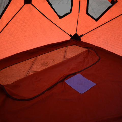 Alfombra de Camping extraíble para tienda de campaña, 4 tamaños, resistente al agua, colchón fijo en la carpa de algodón para pesca en hielo, accesorio de tienda inferior ► Foto 1/4