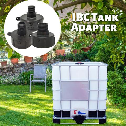 Adaptador de tanque IBC de 1000 litros, adaptador de manguera de plástico IBC, conector de tanque de agua, montaje de manguera de jardín, accesorios de barril de toneladas ► Foto 1/6