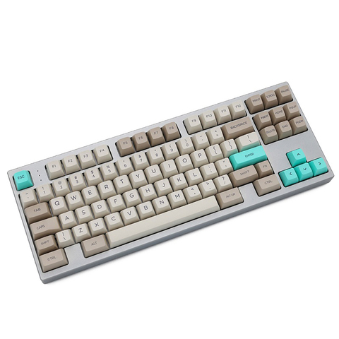 Juego de teclas de perfil SA, tinte Sub, plástico PBT retro beige para teclado mecánico beige gris cian gh60 xd64 xd84 xd96 87 104 ► Foto 1/4