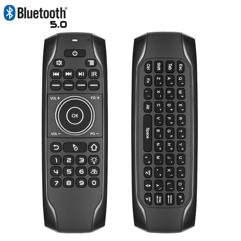 Miniteclado G7BTS con Bluetooth 5,0, giroscopio retroiluminado, IR, aprendizaje, Air Mouse, Control remoto inalámbrico para Dispositivo de TV inteligente, portátil y tableta ► Foto 1/6