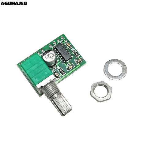 AMPLIFICADOR DE POTENCIA de 5V de 5V de la tarjeta de 2 canales 3W W Control de volumen/alimentación del USB ► Foto 1/5