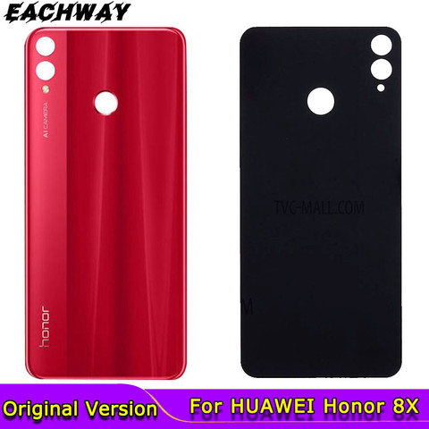 Funda Original para HUAWEI Honor 8X, cubierta de batería para cristal de puerta trasera, Panel trasero para HUAWEI Honor 8X, cubierta de batería + adhesivo ► Foto 1/1