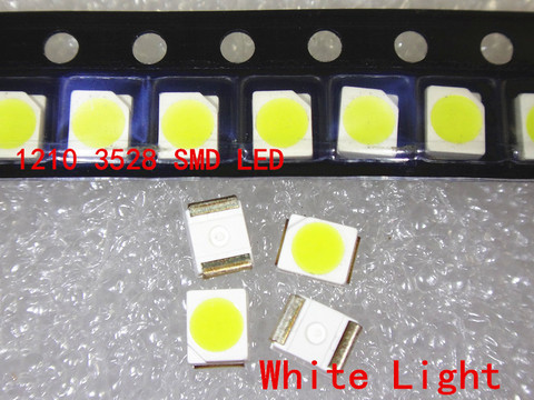 Diodo de luz muy brillante, 1000 Uds., 3528 blanco, rojo, verde, azul, amarillo, blanco cálido, blanco frío, 1210 SMD LED ► Foto 1/4