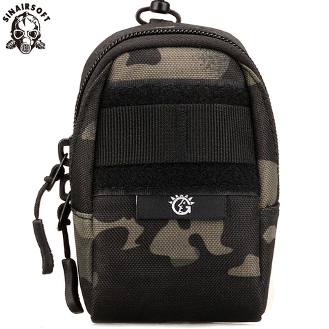 SINAIRSOFT-Bolso militar táctico Molle de nailon para hombre, riñonera resistente al desgaste para viaje, accesorios para teléfono móvil, bolsa deportiva ► Foto 1/6