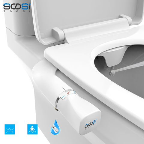 Bidé no eléctrica frío agua Bidet asiento del inodoro del rociador del fondo de limpieza boquilla de aspersión de agua de limpieza Guner musulmán ducha ► Foto 1/6