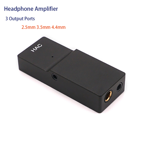 HAC-AMPLIFICADOR portátil de auriculares HiFi DAC, 2 o 3 puertos de salida para sistema Windows Android IOS ► Foto 1/6