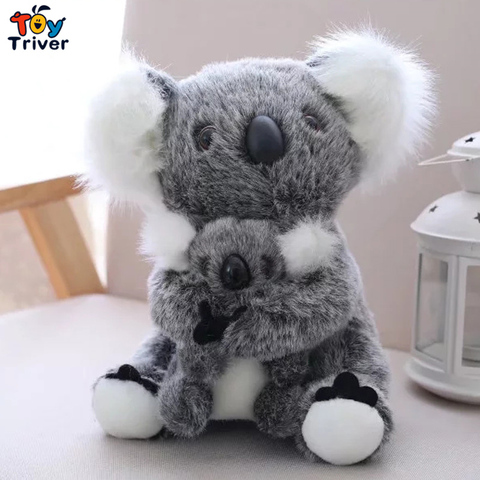 1 pieza Kawaii Koala australiano Koalas juguete de peluche Triver peluche muñeca mamá bebés, niños, infantes juguetes de cumpleaños regalo de decoración para el hogar ► Foto 1/6