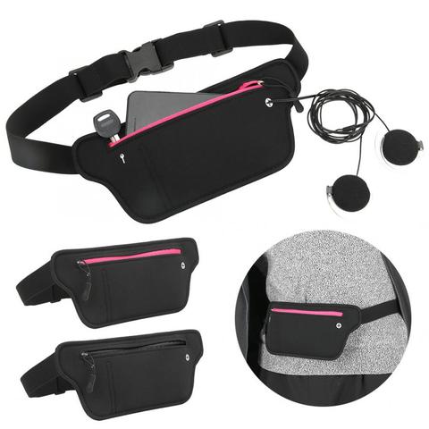 Riñonera deportiva de neopreno para correr Unisex, cinturón ajustable para ciclismo, bolsa para teléfono, monedero para trotar al aire libre, Maratón ► Foto 1/6