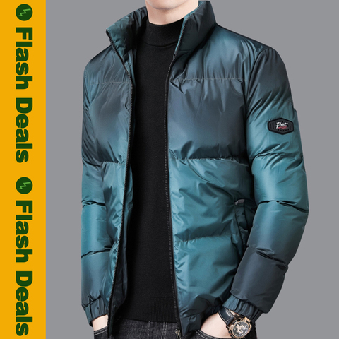 Parkas de invierno para hombre, abrigo grueso y cálido, prendas de vestir, rompevientos, marca de talla grande, acolchado térmico, 8XL ► Foto 1/6