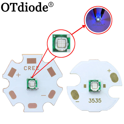 Chip LED de alta potencia LG3535 de Corea, 3W, cuentas Led, UV púrpura, 365-370nm, SMD, diodo emisor de luz, lámpara DIY para tinta UV Curable/seguridad ► Foto 1/6