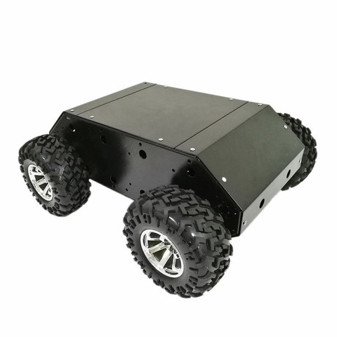 9KG de carga de Metal grande 4WD inteligente Kit de chasis de coche 4-coche Robot plataforma 4 Uds alta Motor de torsión de rueda de 130mm DIY montar ► Foto 1/1