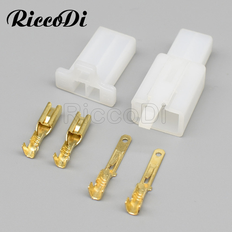 1-20Sets 2 Pin hembra arnés de alambre de la motocicleta ABS automotriz conector de Cable 6030-2981, 6040-2111 ► Foto 1/4