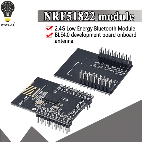 Módulo de Comunicación Inalámbrico oficial, NRF51822, 2,4G, módulo Bluetooth/módulo zigbee/DMX512 ► Foto 1/6