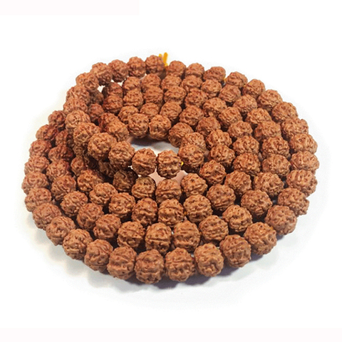 Vajra-cuentas para hacer joyas Bodhi Rudraksha, 5/7/9mm para meditar y rezar, cuentas tibetanas de Budismo para collar, pulseras, accesorios, 108 ► Foto 1/6