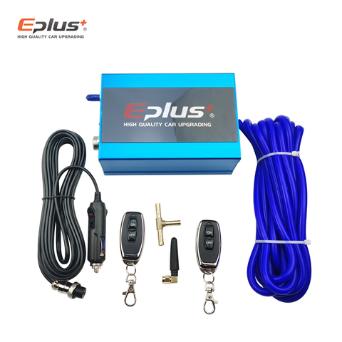 EPLUS Inc tubo de escape de coche sistema de válvula de control de controlador de vacío dispositivo controlador remoto interruptor Universal 51 63 MM 76MM ► Foto 1/6