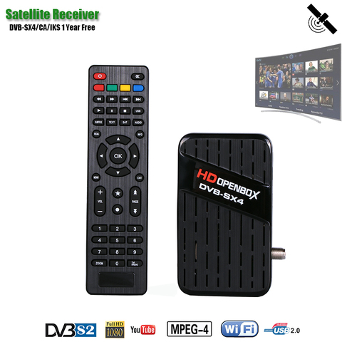 HDOPENBOX-Receptor Satélite DVB SX4, compatible con Receptor de TV satelital CA, actualización en línea para Rusia/Ucrania/Europa ► Foto 1/4