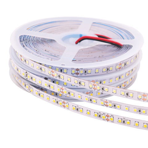 Tira de luces LED de alto brillo para decoración del hogar, cinta luminosa de 5M, 2835, 24V de CC, 10m, 15m, 20m, 120LED/m, color blanco Natural, para dormitorio ► Foto 1/6