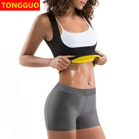 Chaleco de Sauna reductor para mujer, camisa adelgazante, entrenador de cintura para Control de barriga, moldeador de Cuerpo Adelgazante, quema de grasa ► Foto 1/6