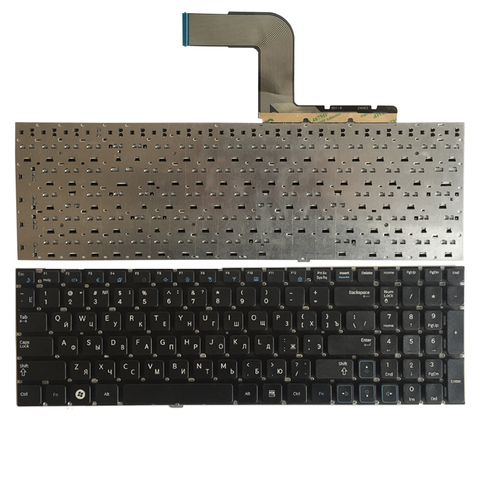 Teclado ruso para Samsung RV509, RV511, NP-RV511, RV513, RV515, RV518, RV520, NP-RV520, RU, negro ► Foto 1/5