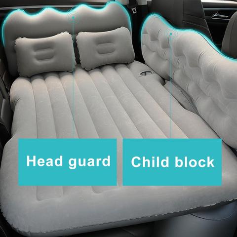 Colchón hinchable para coche y SUV, cama inflable para coche, colchón de aire de viaje para dormir, cama de aire todoterreno, esterilla de Camping, cojín del asiento portátil ► Foto 1/6