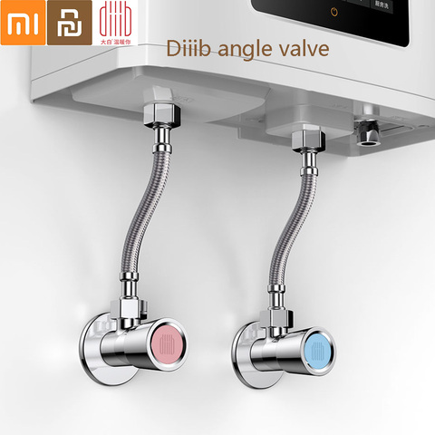 Diiib Dabai válvula triangular Universal accesorios de baño válvulas de llenado Electroplate para calentador de agua de inodoro ► Foto 1/6