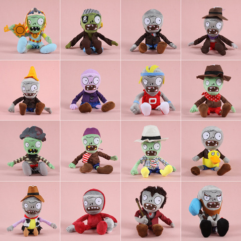 39 estilos 1 Uds plantas vs Zombies juguetes de peluche 30cm PVZ zombis Cosplay felpa de peluche juguetes de peluche suave muñeca de juguete para niños regalos de los niños ► Foto 1/6