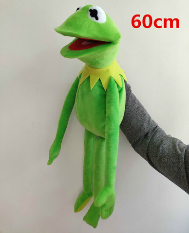 Kermit-peluche de 60cm Kawaii, peluche de ranas, Animal relleno, juguete de peluche suave, regalo de vacaciones de Navidad para niños ► Foto 1/5