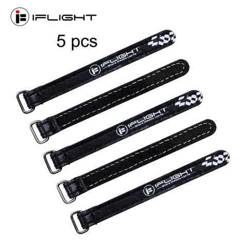 IFlight-Cinta adhesiva mágica de nailon para Lipo, correa de batería, Cable reutilizable, envoltura de corbata para batería FPV RC, 10x100mm/10x130mm, 5 uds. ► Foto 1/6