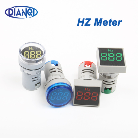 Medidor de Hertz eléctrico con pantalla Digital, medidor de frecuencia, indicador de luz CA, Combo rojo de 0-99Hz, verde, blanco y amarillo ► Foto 1/1