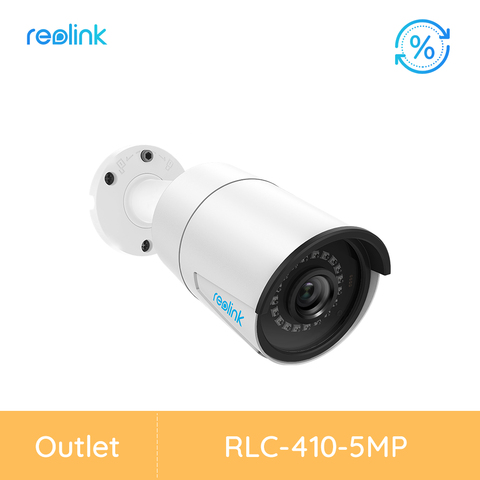[Reformado Cámara 2 Pack] Reolink cámara IP al aire libre PoE de día y noche visión vista remota bala de vigilancia RLC-410-5MP ► Foto 1/6