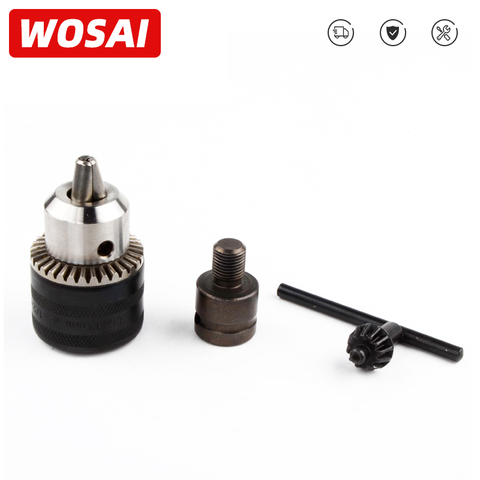 WOSAI-Convertidor de llave inglesa eléctrica, taladro eléctrico, llave adaptadora de 1/2 pulgadas (12,5mm), convertidor a Portabrocas de 1,5-13mm ► Foto 1/5